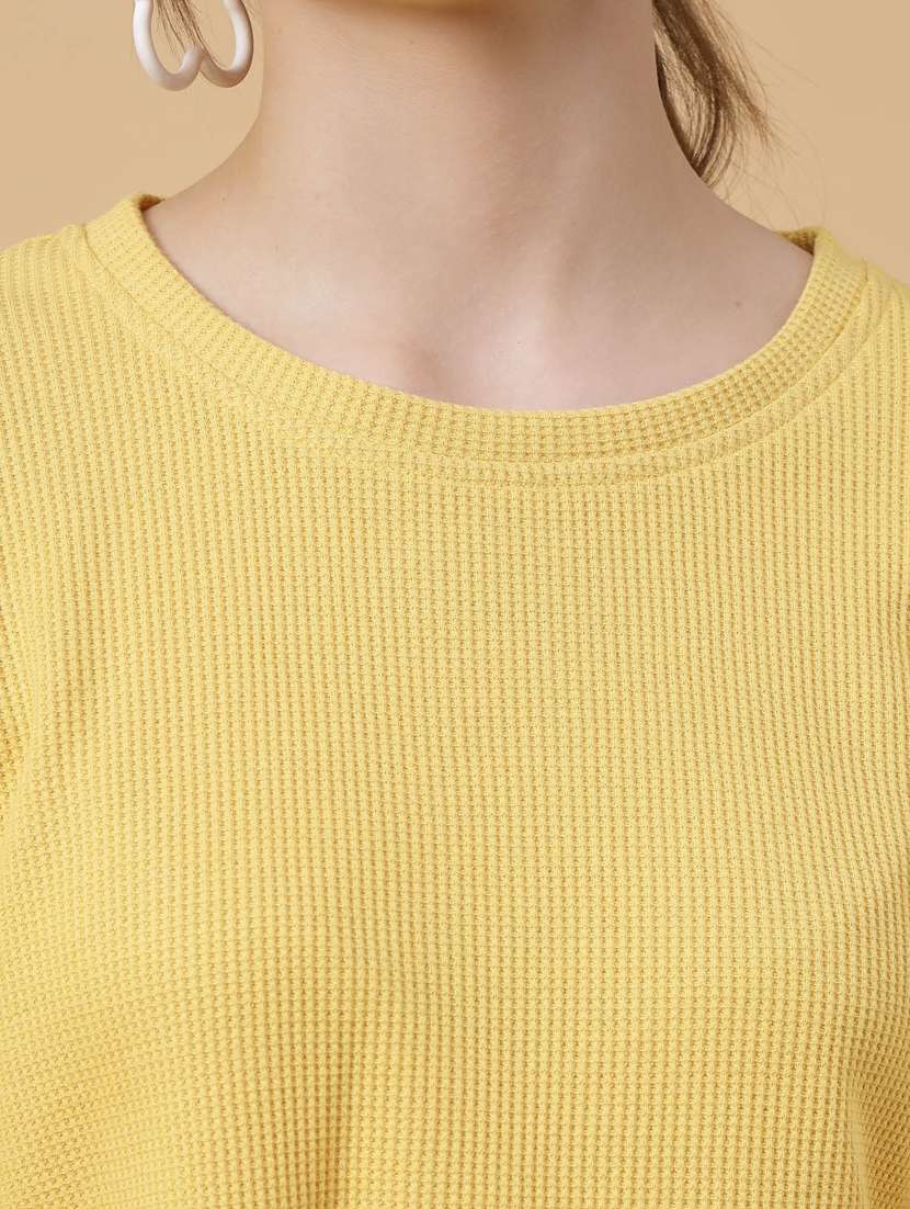 women solid co-ords set - 20411054 -  Standard Image - 7