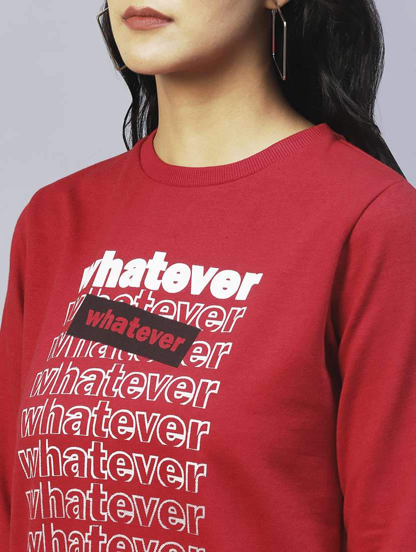 women front print sweatshirt - 20411164 -  Standard Image - 7