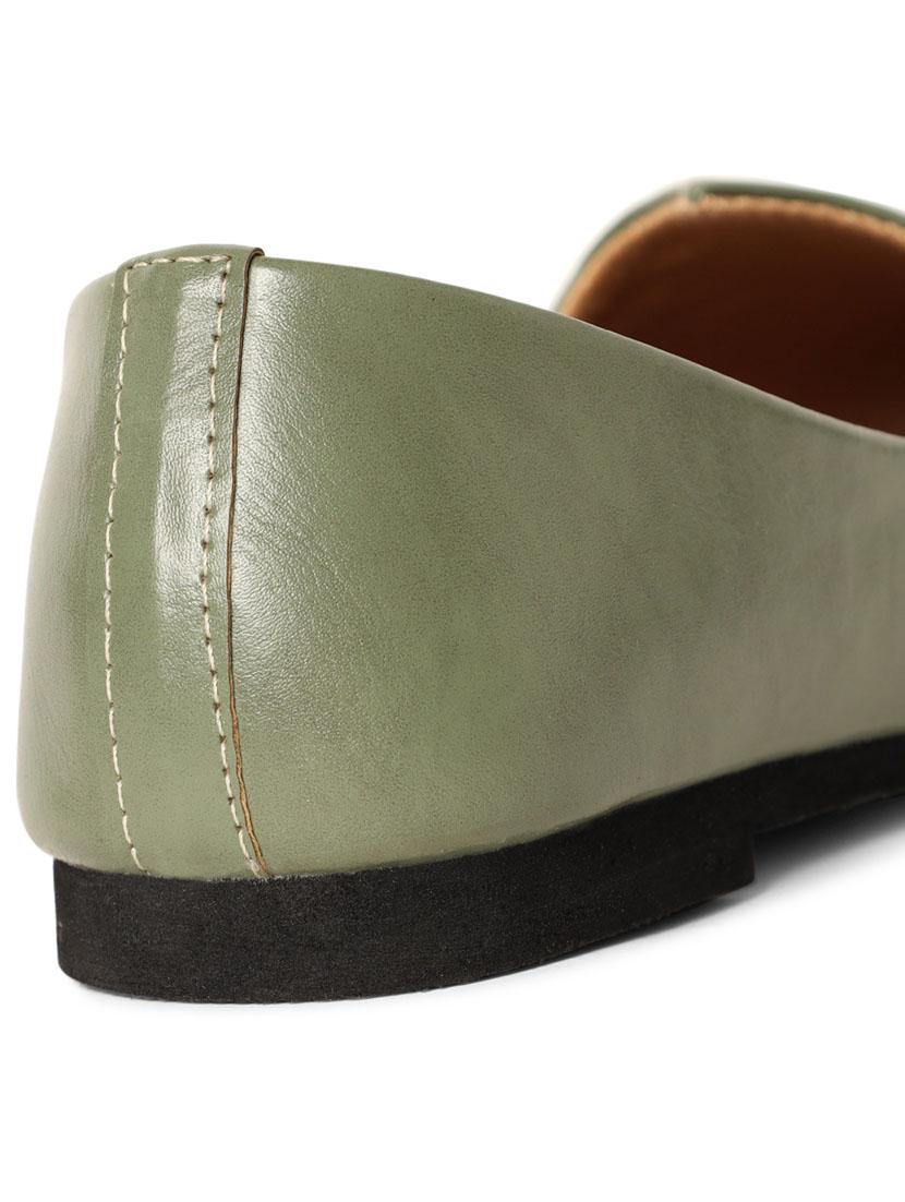 olive green slip on juti - 20411596 - Standard Image - 2