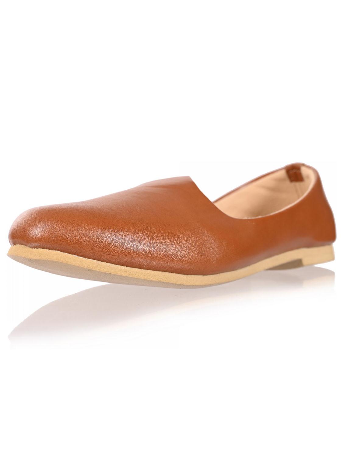 tan slip on jutis - 20411616 - Standard Image - 2