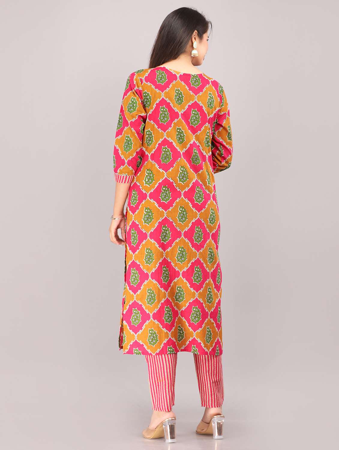paisley kurta pant set - 20411680 - Standard Image - 2