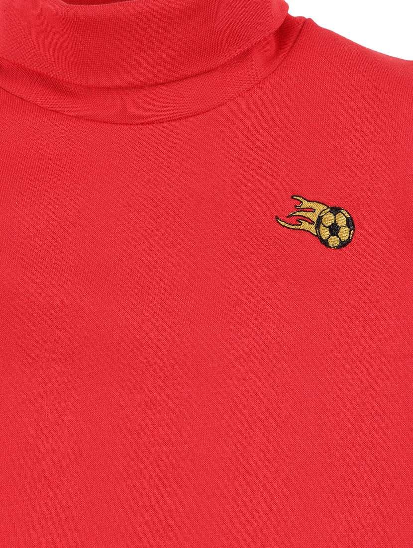 boys turtle neck solid t-shirt - 20412570 -  Standard Image - 2