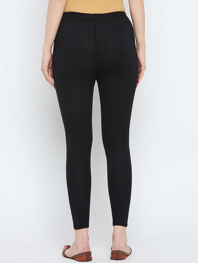 women pack of 2 solid leggings - 20412821 -  Standard Image - 2
