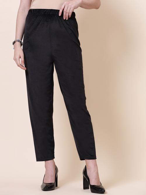 black foil print palazzo - 20412830 -  Standard Image - 0