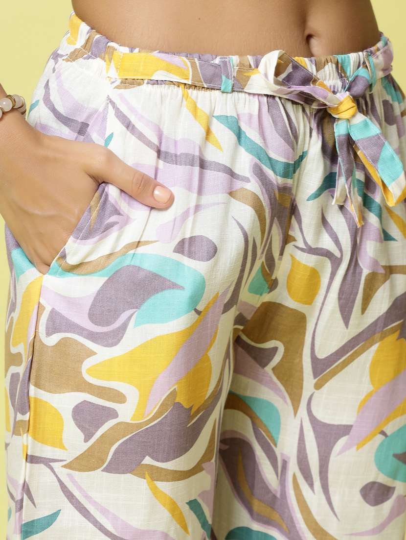 multi color abstract print shirt and trouser set  - 20412866 -  Standard Image - 7
