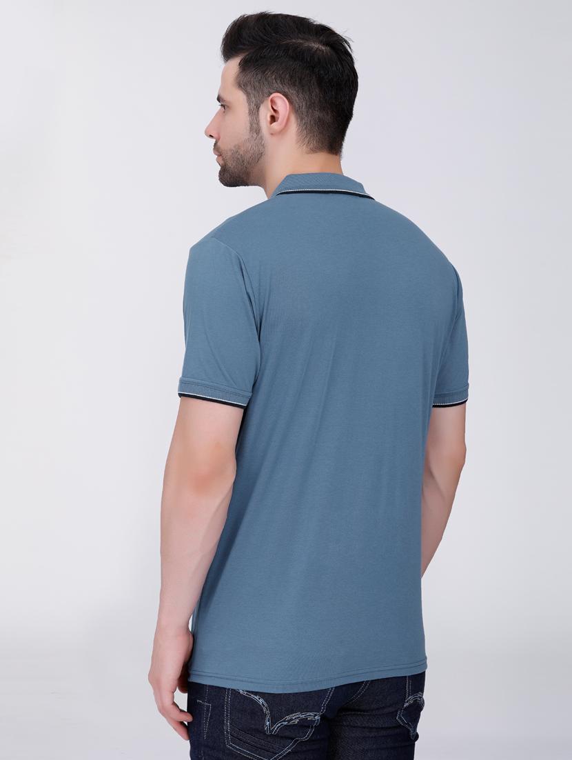 women's plain polo neck t-shirt - 20412972 - Standard Image - 2