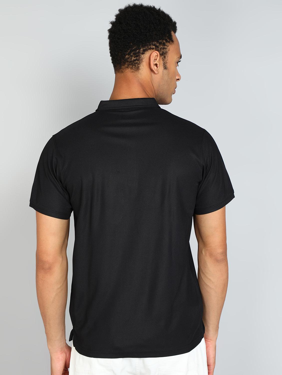 men solid polo neck t-shirt - 20413920 - Standard Image - 2