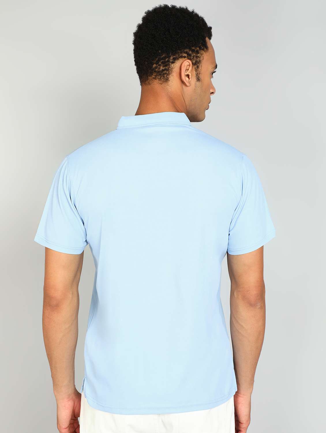 men solid cotton polo t-shirt - 20413927 -  Standard Image - 2