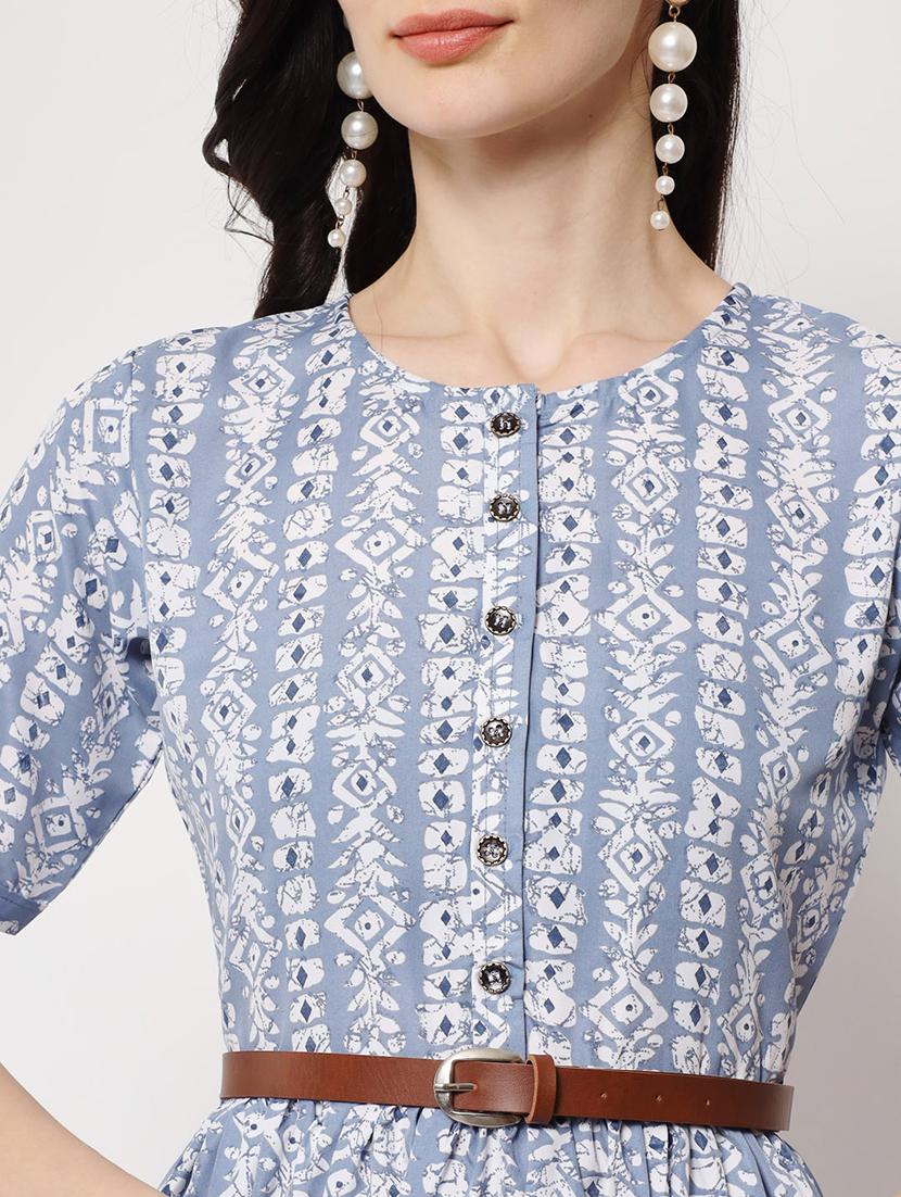 purist blue batik print maxi dress - 20417106 - Standard Image - 2