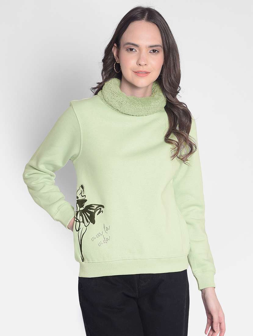 women's placement print sweatshirt