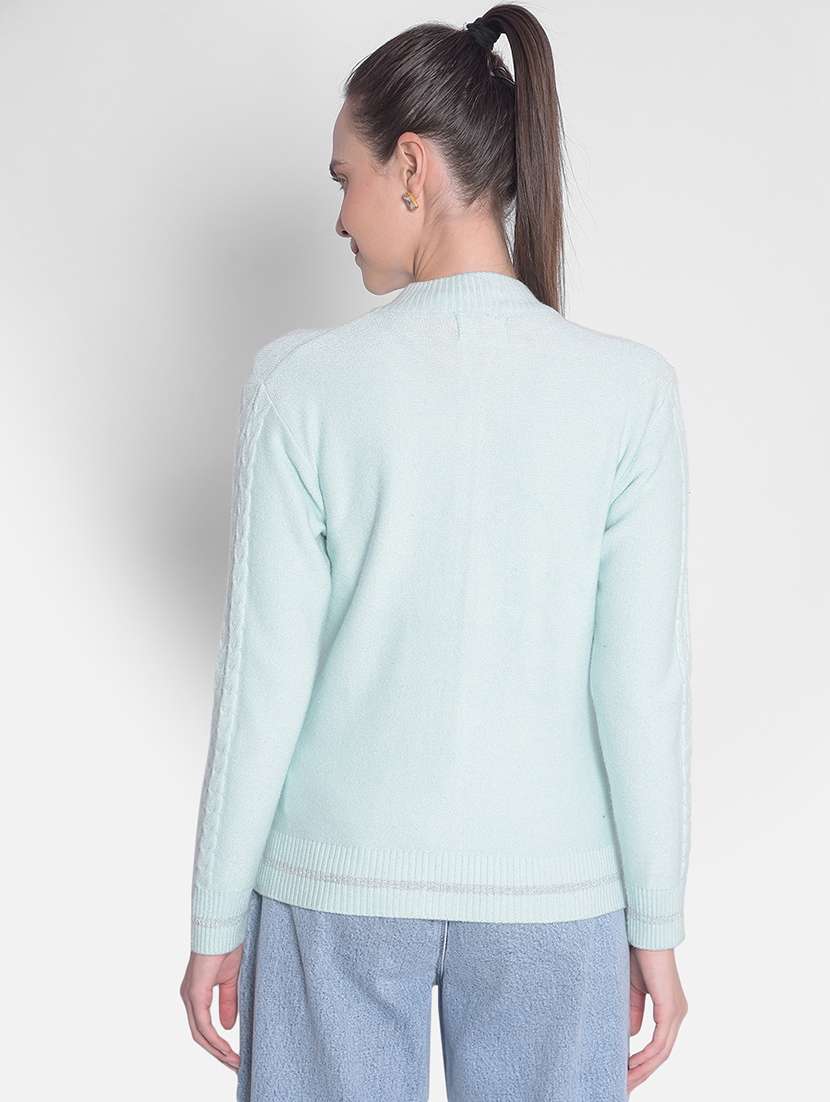 women's purist blue viscose cardigan - 20417423 -  Standard Image - 2