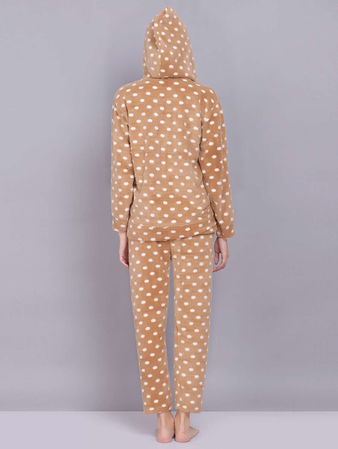 beige wool pyjama nightwear set - 20418830 -  Standard Image - 2