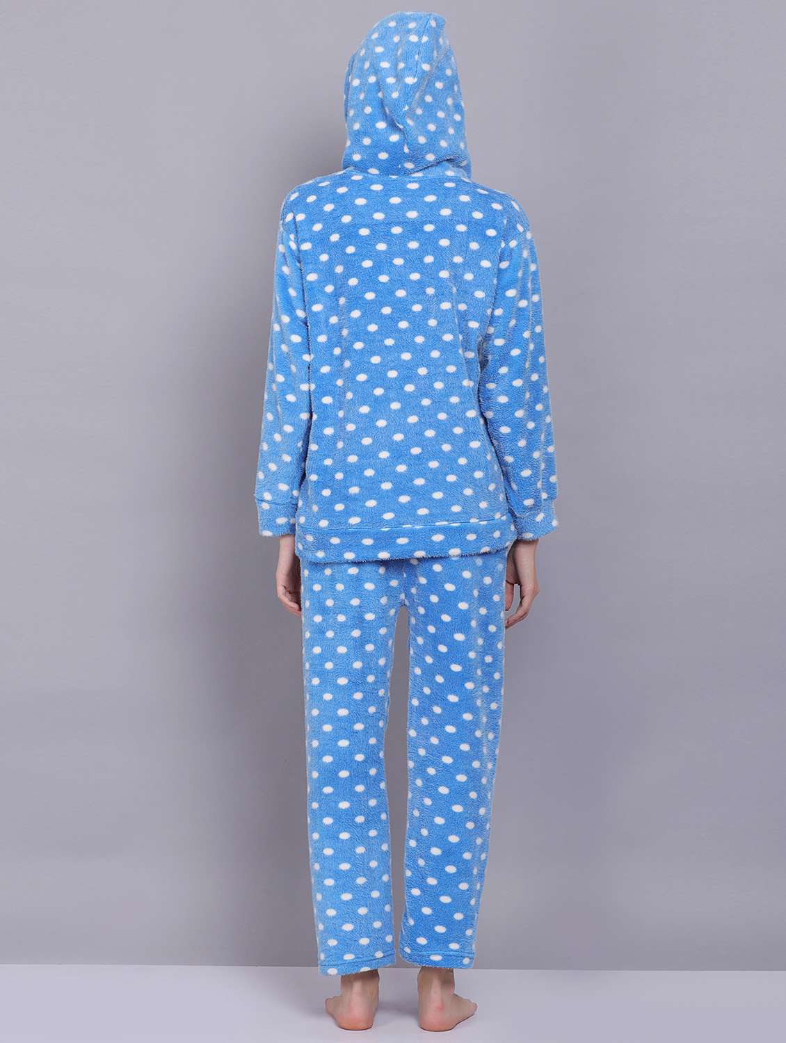  blue wool pyjama nightwear set - 20418833 -  Standard Image - 2