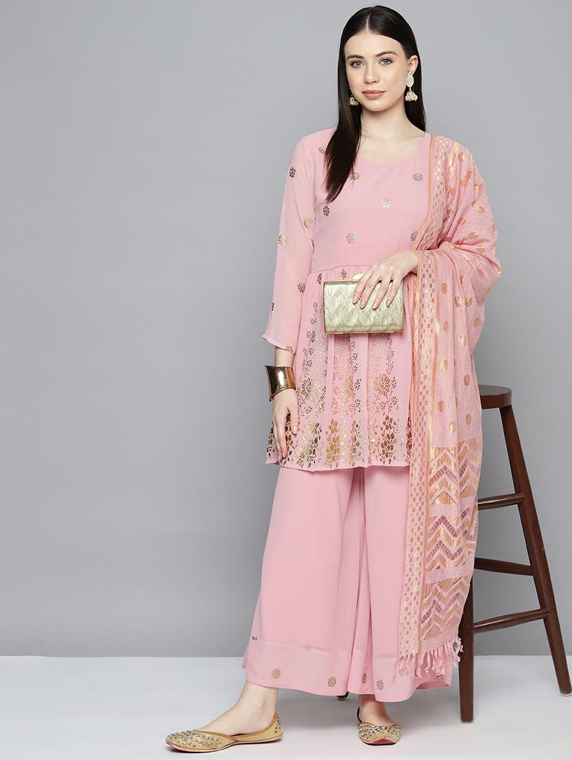 foil printed suit set - 20418848 - Standard Image - 2