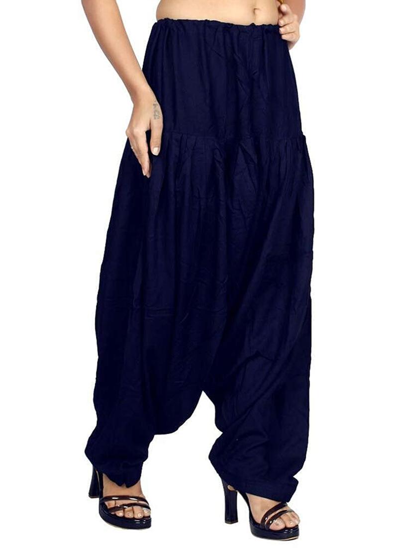 women mid rise solid patiyala salwar - 20419009 - Standard Image - 2