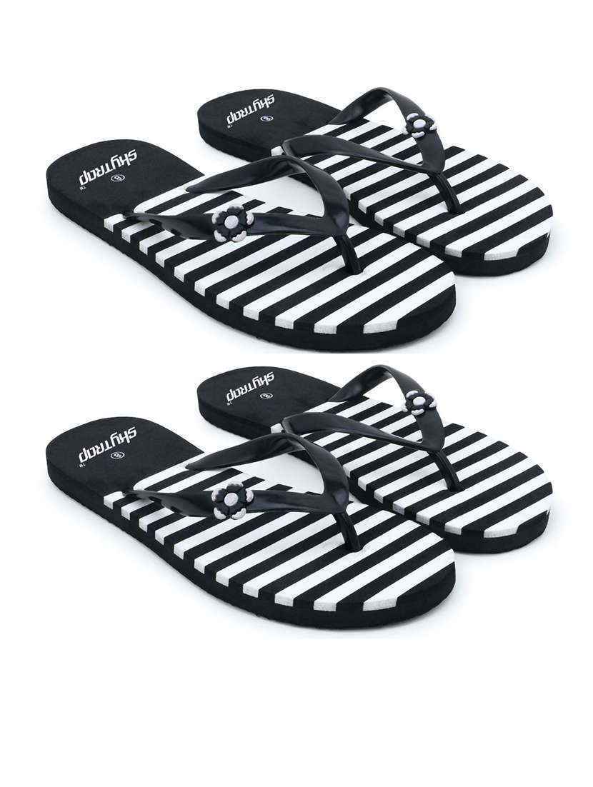 women set of 2 toe separator slippers 