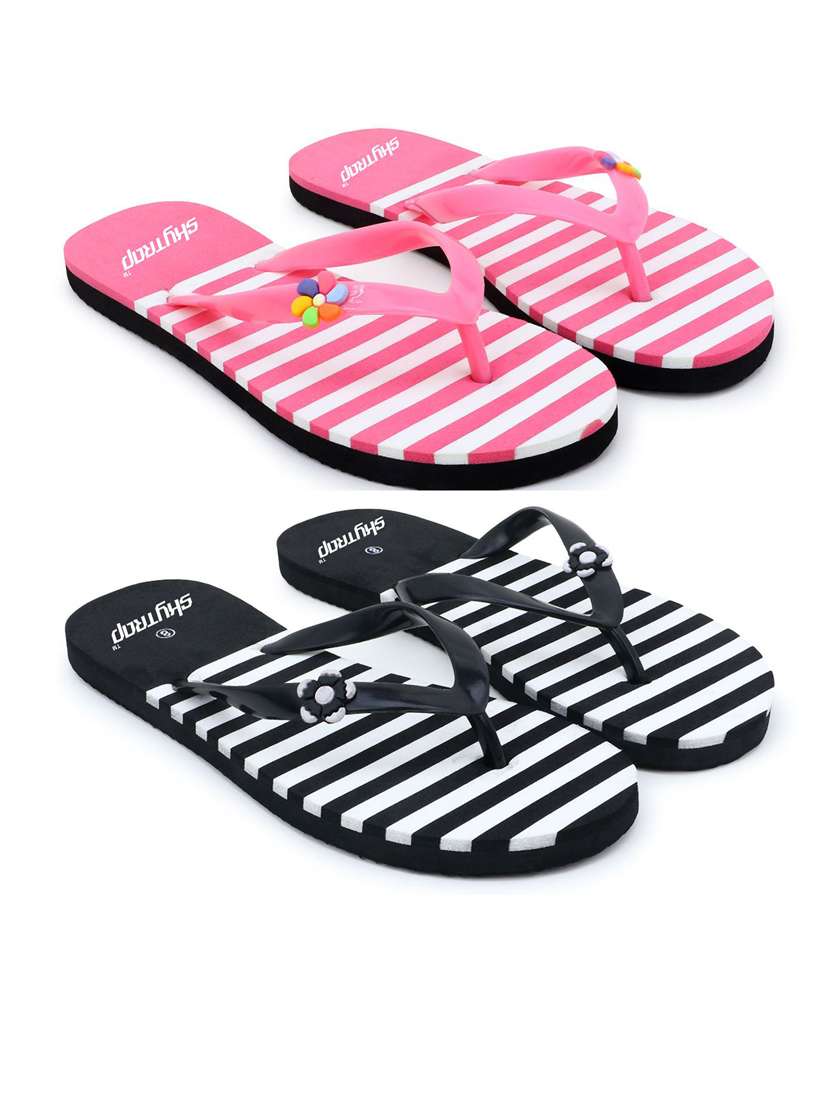 women set of 2 toe separator flip flop 