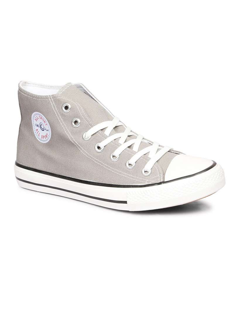 men canvas lace up sneaker - 20425443 -  Standard Image - 2