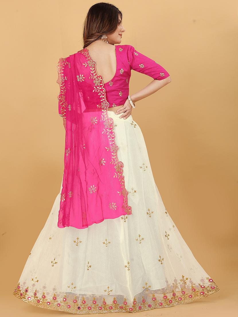 women white semi-stitched lehenga choli - 20426587 - Standard Image - 2