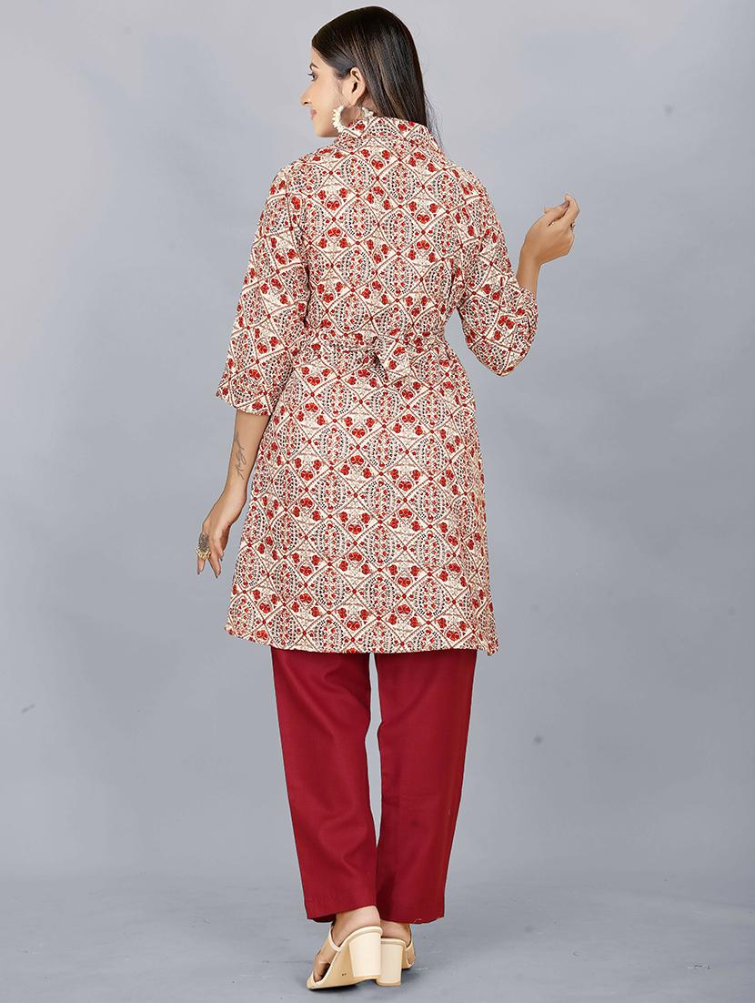 floral kurta pant set - 20426591 - Standard Image - 2