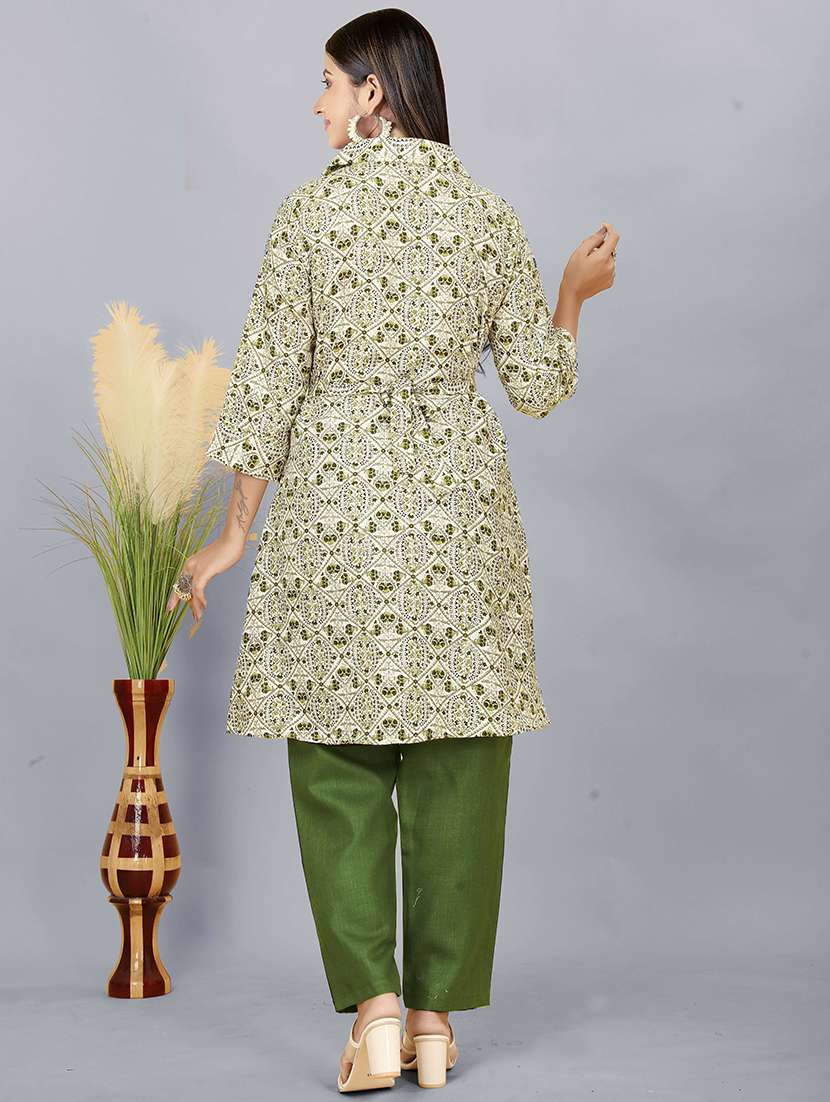 floral kurta pant set - 20426592 - Standard Image - 2