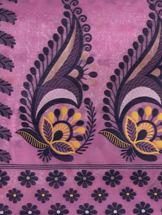 women's self design pink colored saree with blouse - 20427158 - Standard Image - 2