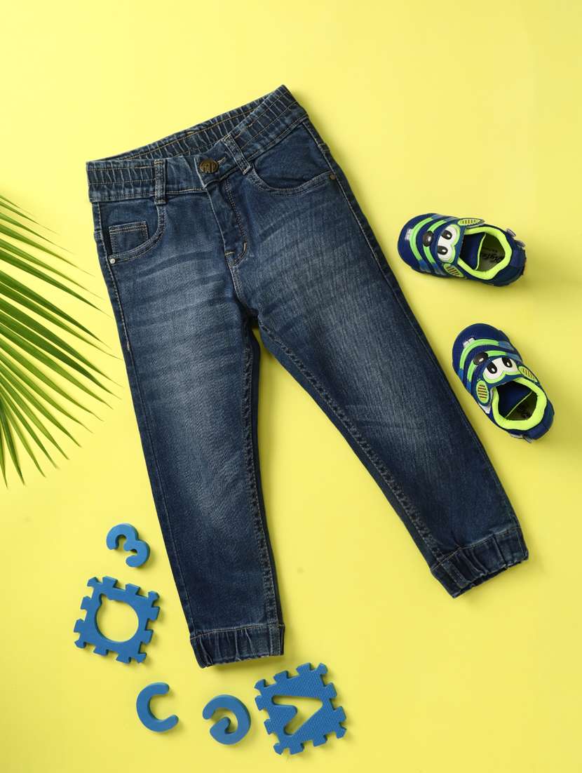 boy's plain jogger jeans