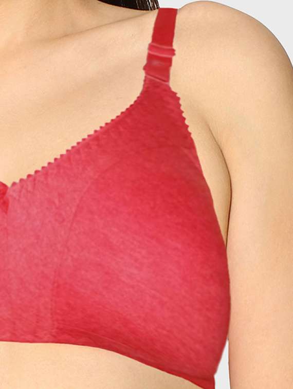 red cotton tshirt bra - 20429264 - Standard Image - 2