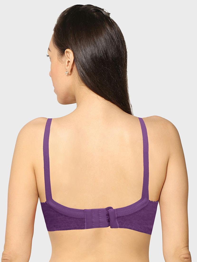 women pack of 2 solid t-shirt bra - 20429273 - Standard Image - 2