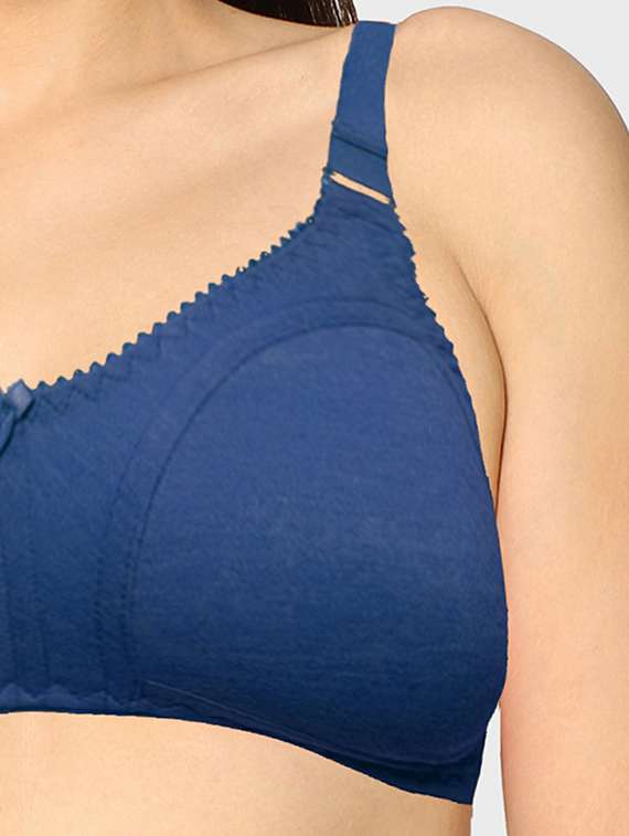 blue cotton tshirt bra - 20429332 -  Standard Image - 2