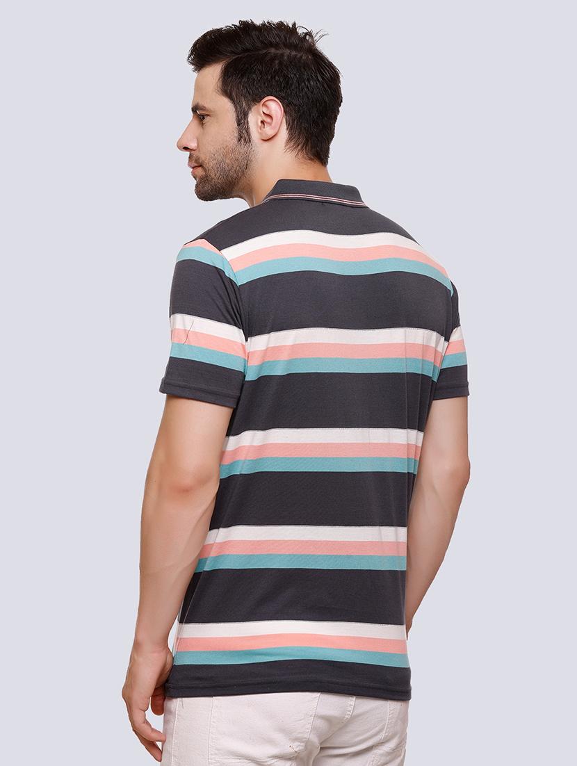 men's striped polo t-shirt - 20429475 - Standard Image - 2