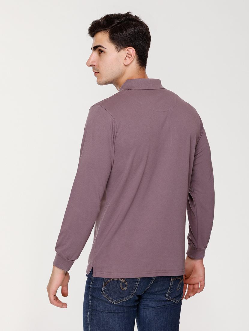 men purple cotton t-shirt - 20429494 - Standard Image - 2