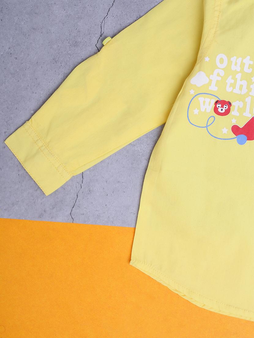 boys yellow graphic shirt - 20429838 - Standard Image - 2