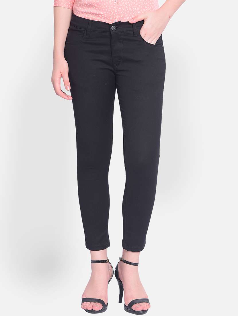 women's plain slim fit jeans