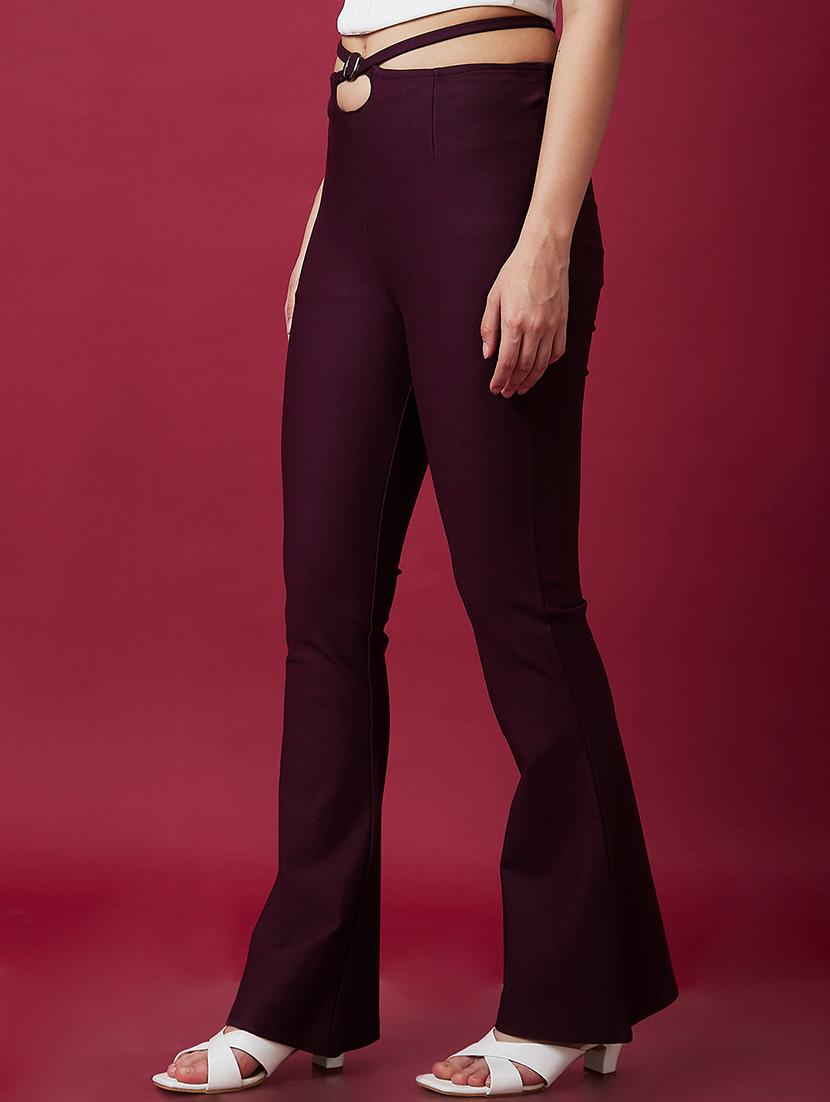 purple solid high-rise jegging - 20430218 - Standard Image - 2