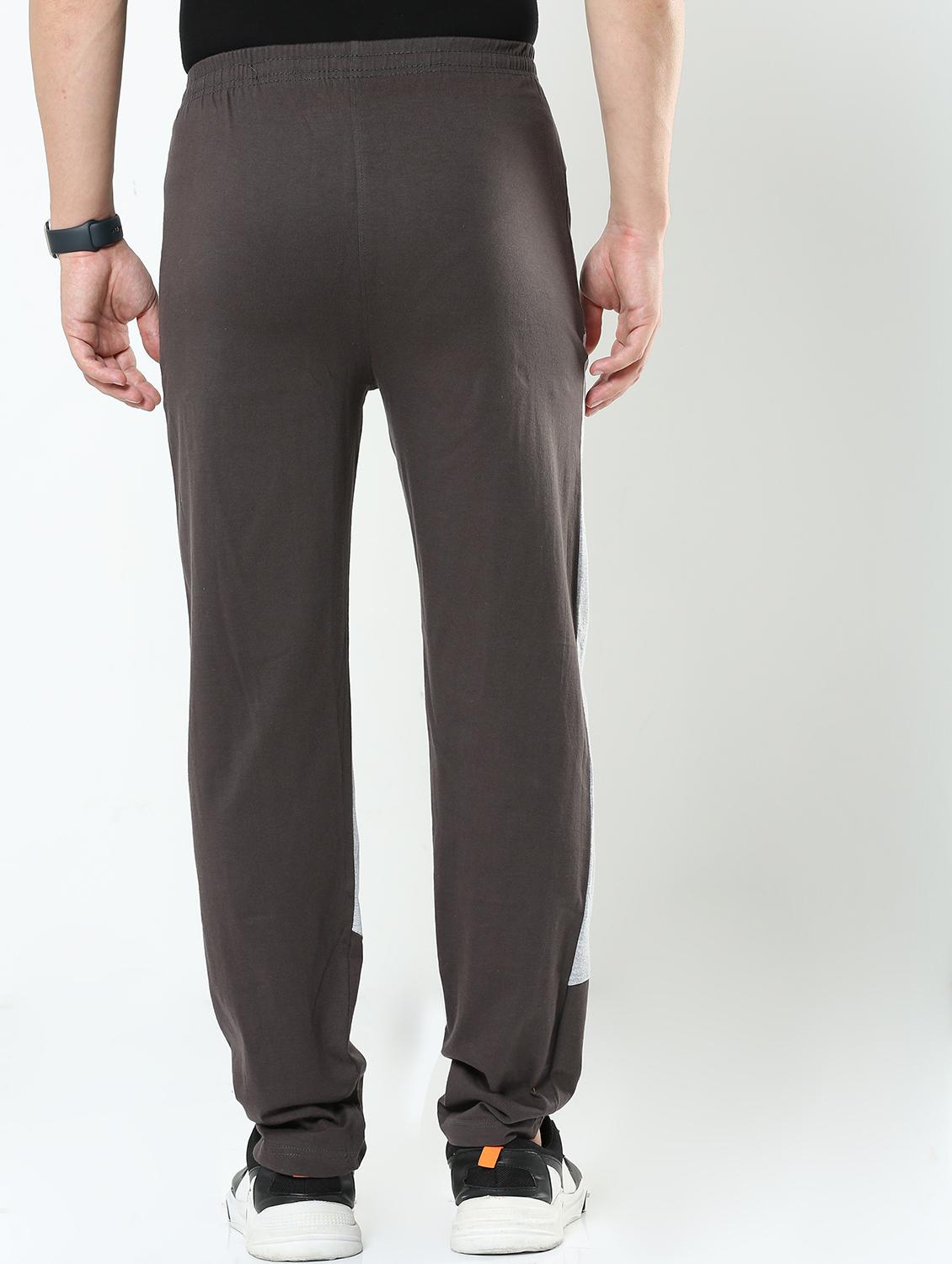 men cotton full length track pant - 20430967 - Standard Image - 2