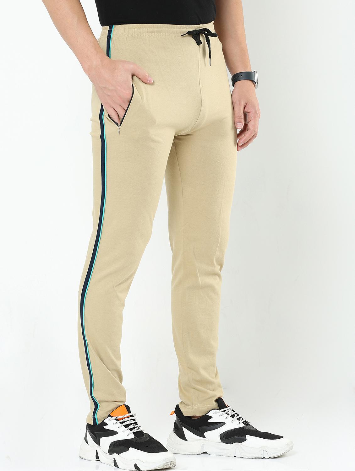 men cotton full length track pant - 20430979 - Standard Image - 2