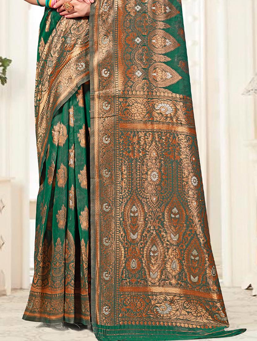 women's banarasi saree - 20431029 - Standard Image - 2