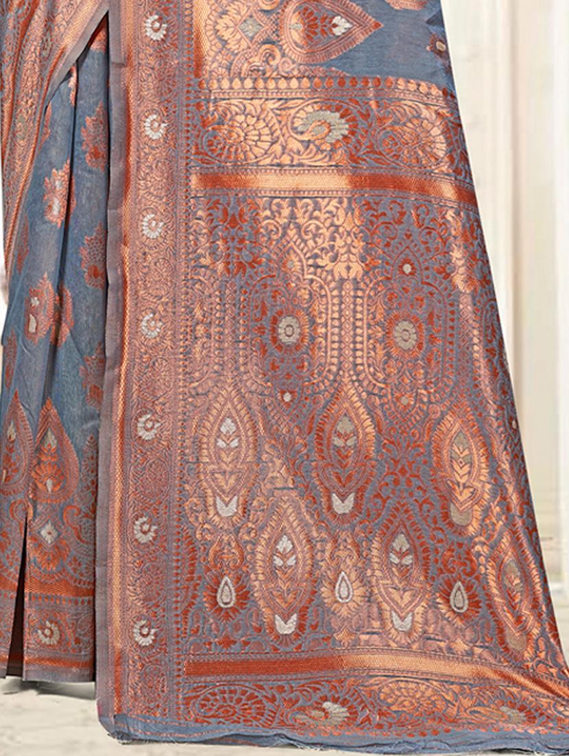 women's banarasi saree - 20431033 - Standard Image - 2