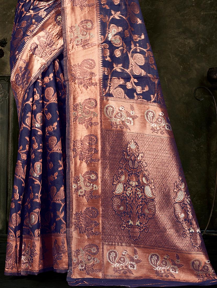 women's banarasi saree - 20431036 - Standard Image - 2