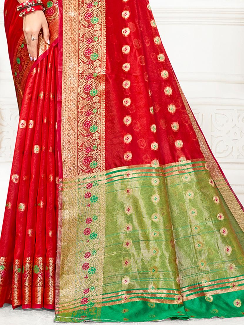 zari work banarasi silk saree - 20431160 - Standard Image - 2