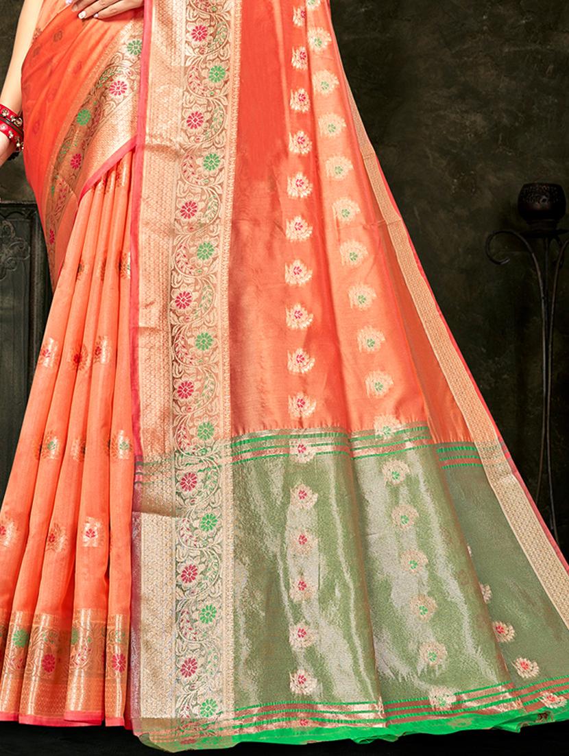 zari work banarasi silk saree - 20431164 - Standard Image - 2
