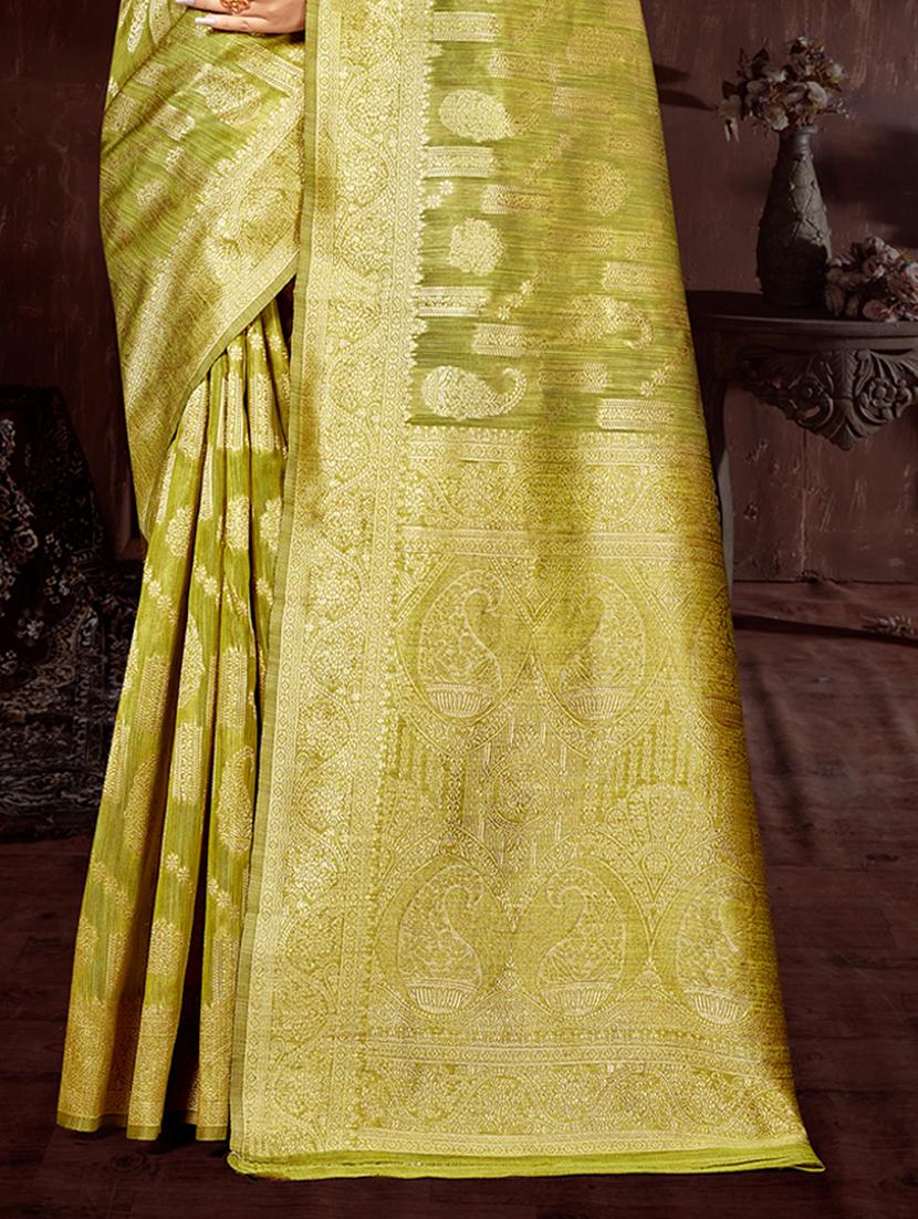 women green banarasi saree - 20431171 - Standard Image - 2