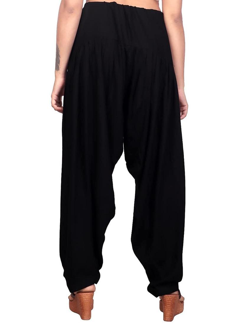 pack of 2 solid cotton salwars - 20435580 - Standard Image - 2