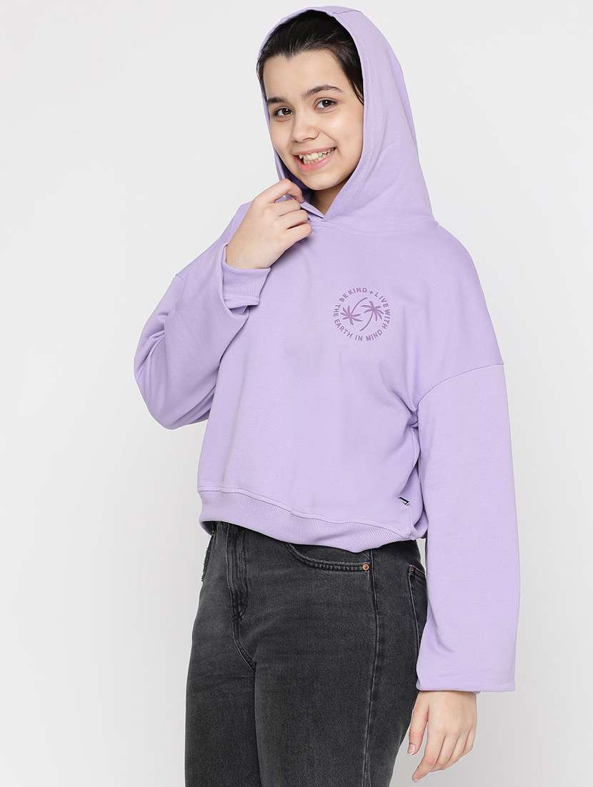 girls placement print hooded sweatshirt - 20435792 -  Standard Image - 2
