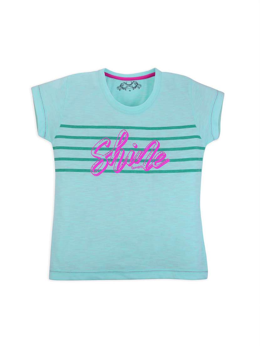 girls round neck top
