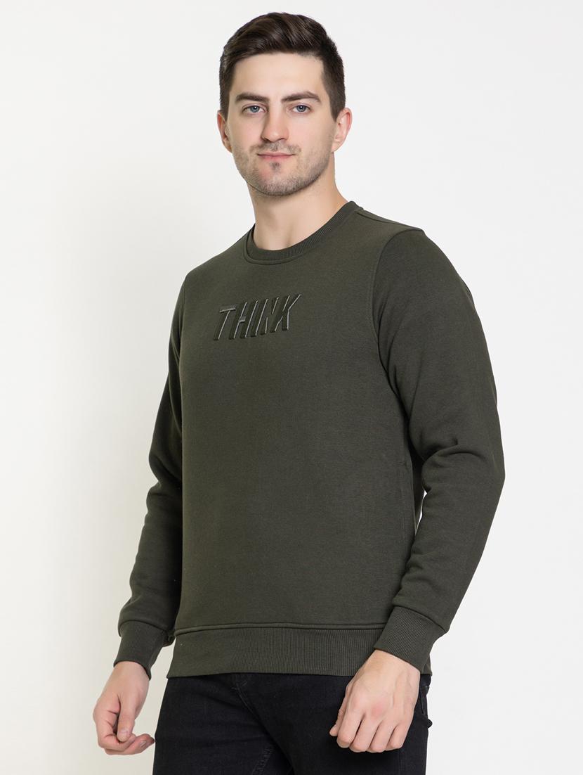 mens chest print sweatshirt - 20436431 - Standard Image - 2