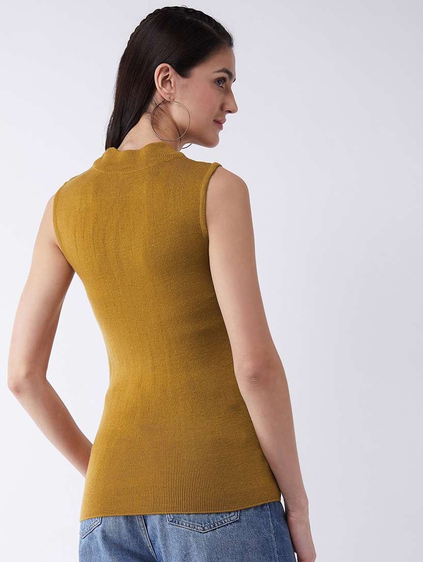 women sleeveless solid regular pullover - 20436519 -  Standard Image - 2