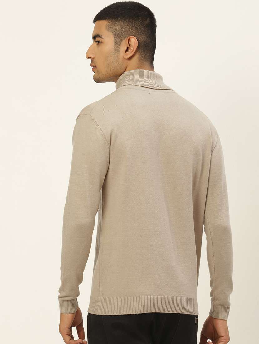 men long sleeved solid pullover - 20436542 -  Standard Image - 2