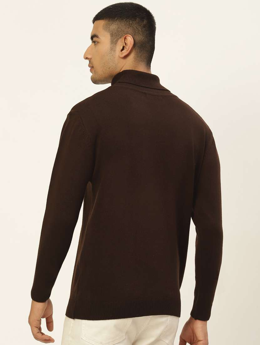 men long sleeved solid pullover - 20436548 - Standard Image - 2